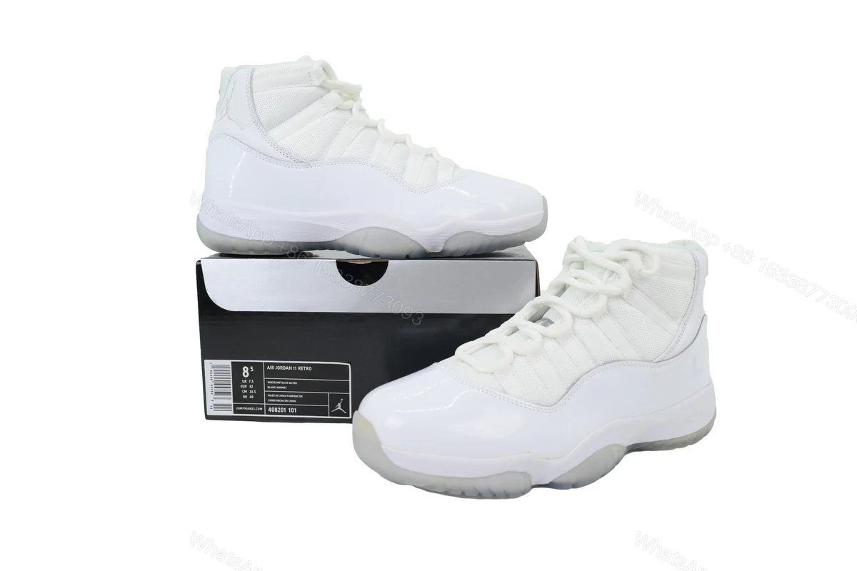 View 7 of Air Jordan 11 Retro 'Silver Anniversary' 408201-101