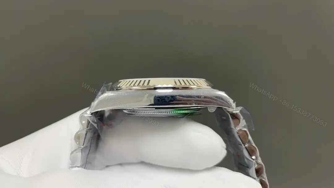 View 8 of Rolex Day-Date Silver Dial 40MM President Bracelet Premium Edition 228236-0002
