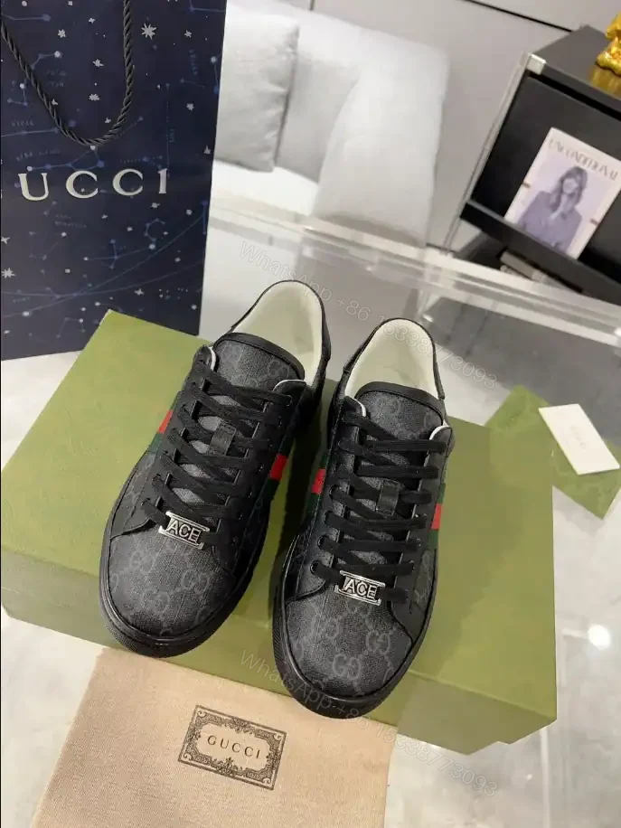 View 2 of MEN’S ACE GG CRYSTAL CANVAS SNEAKER – GC216