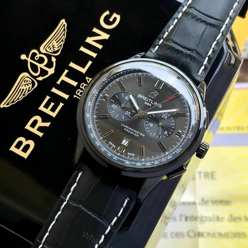 View 2 of Breitling Chronomat B01 Black Dial 43mm Quartz