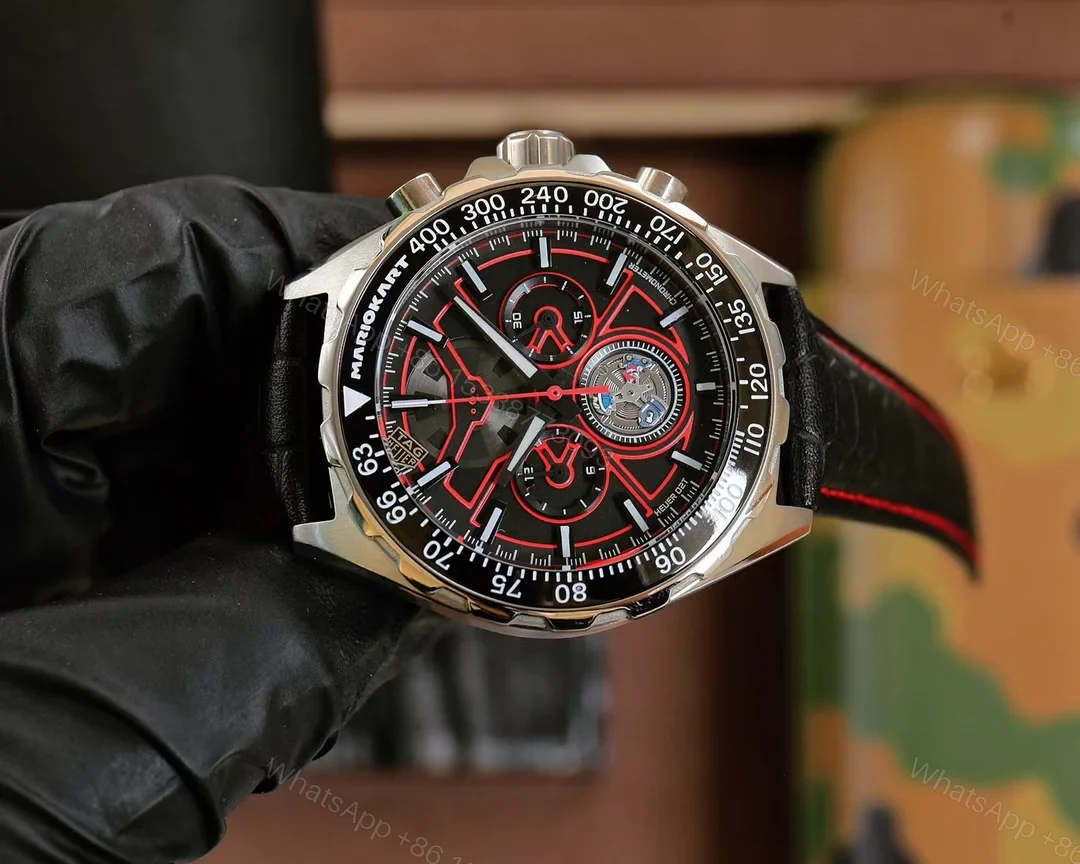 View 4 of TAG Heuer Special Edition Racing Chronograph 41MM Black PVD Steel Watch TAGHEUER-RACING-VK-CHRONO-BLK-41