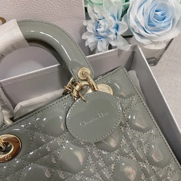 View 5 of Chic Structured Mini Bag in Calfskin with Dior Charm