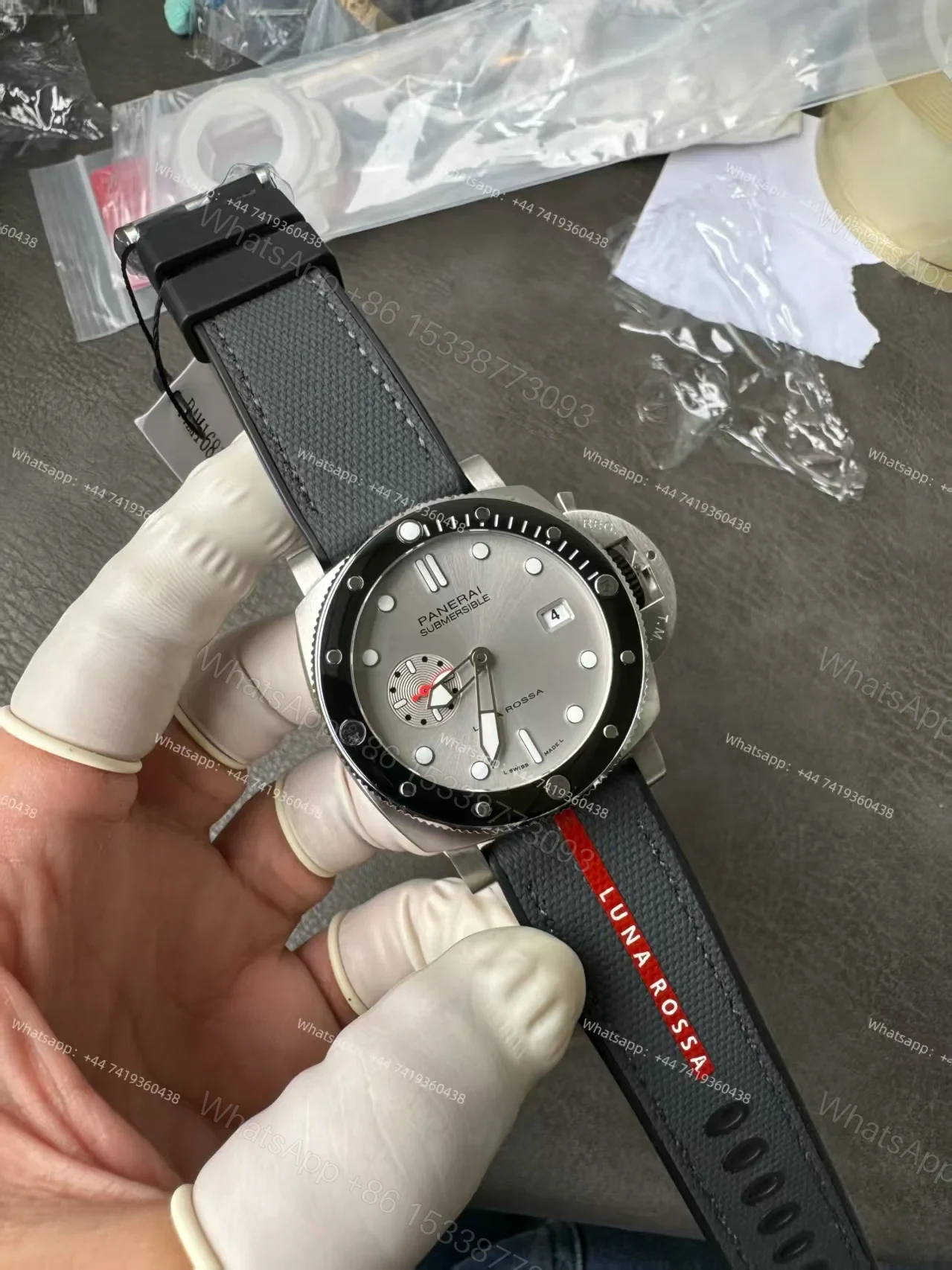 View 3 of Panerai Super Clone Submersible PAM01681 Luna Rossa 44MM