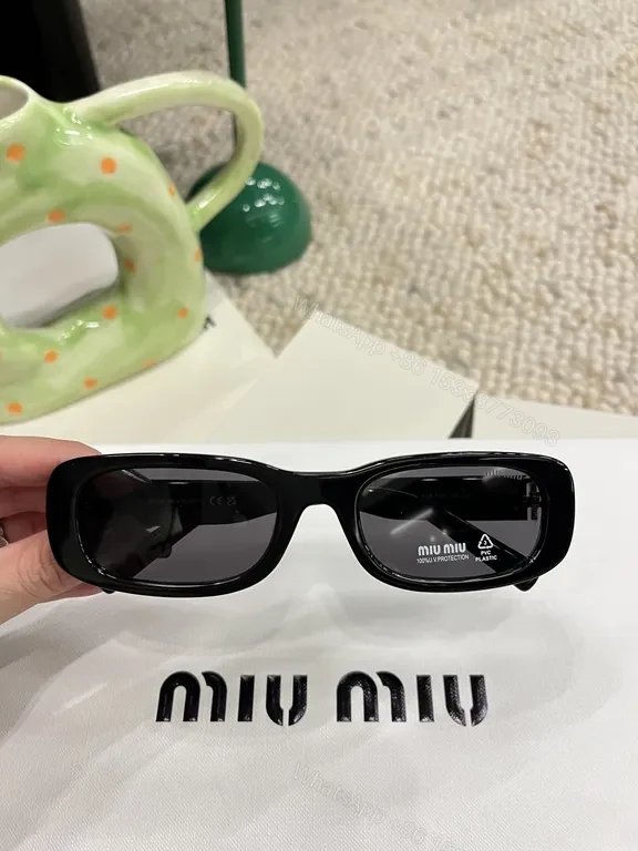 View 4 of Chic White Frames Sunglasses â€“ Modern Minimalist, Polarized UV