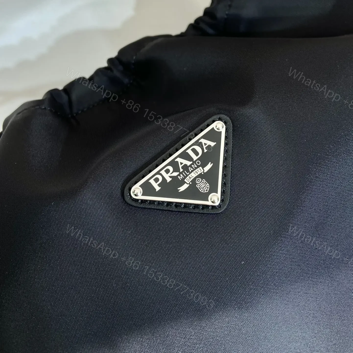 View 9 of 高仿Prada*ReEdition系列B6250腋下包大號黑色免檢版
