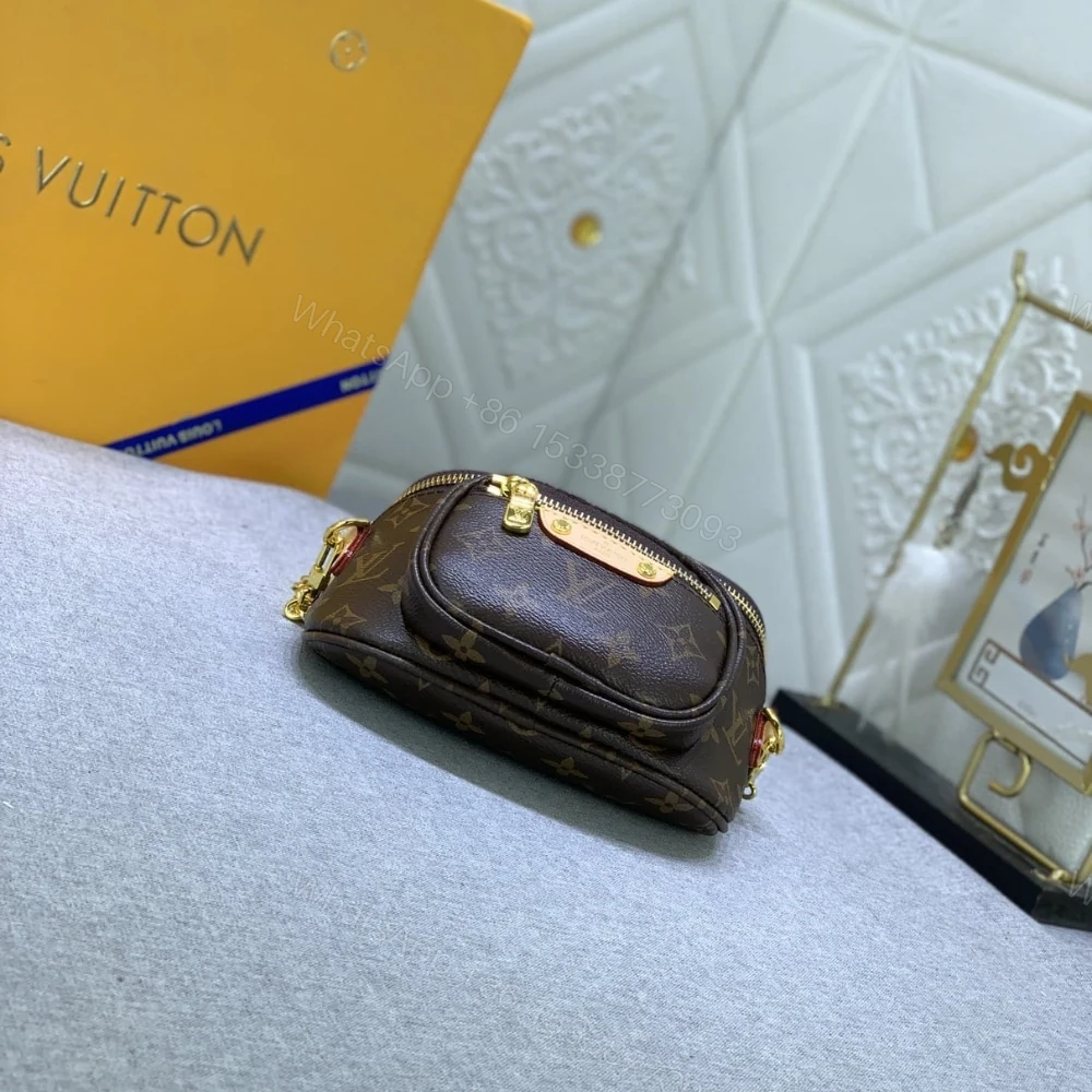 View 4 of Louis Vuitton Mini Bumbag Bag Monogram Canvas 17cm M82335