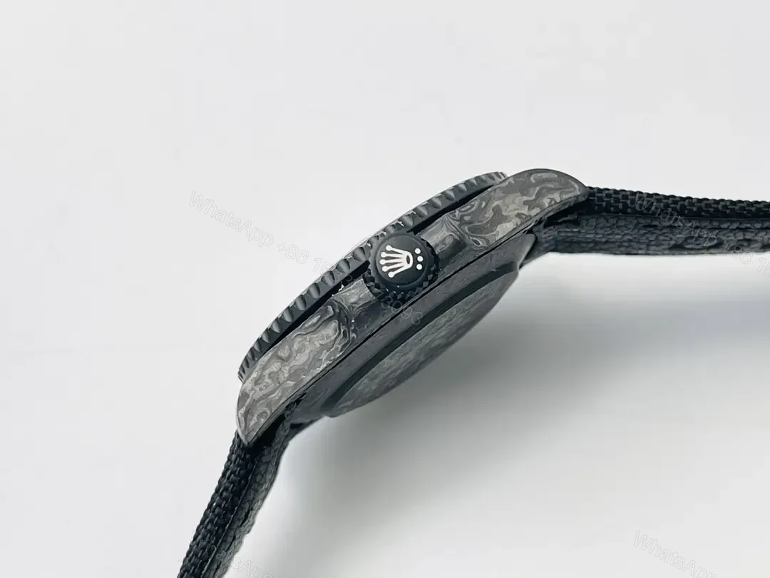 View 5 of Rolex Submariner Carbon 40mm with Grey Camouflage Fabric Strap Premium Edition ROL-SUB-CARB-40-GRY-CAMO