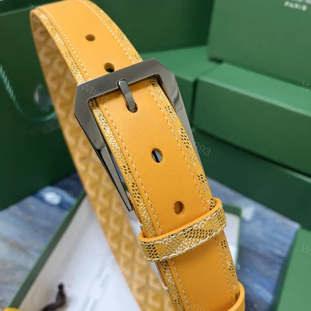 View 5 of Bold Goyard-Pattern Belt: Subtle Luxury, Everyday Impact