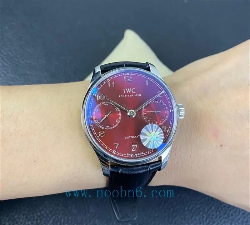 View 11 of Super Replica IWC Portugieser Red Dial Watch