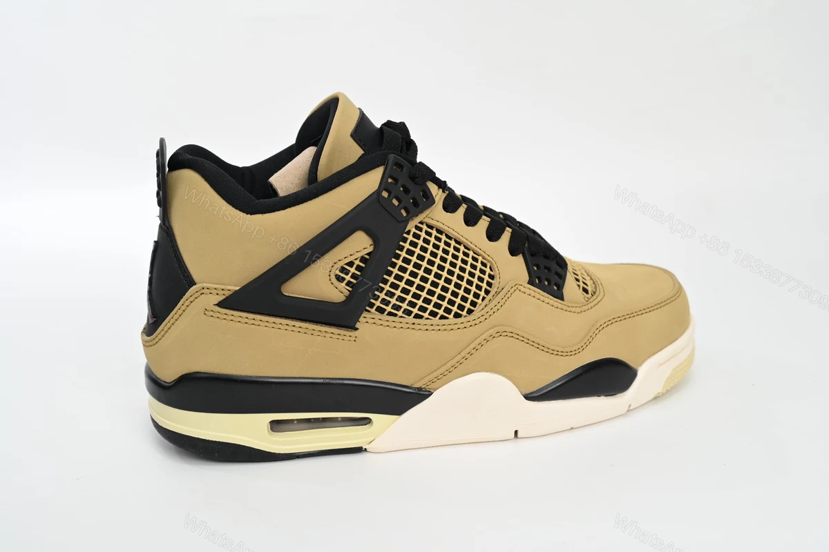 View 5 of Air Jordan 4 Retro Fossil (W) AQ9129-200