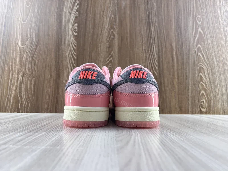 View 9 of Chunky Pink & Navy Nike-Inspired Luxury Sneaker, All-Day Comfort