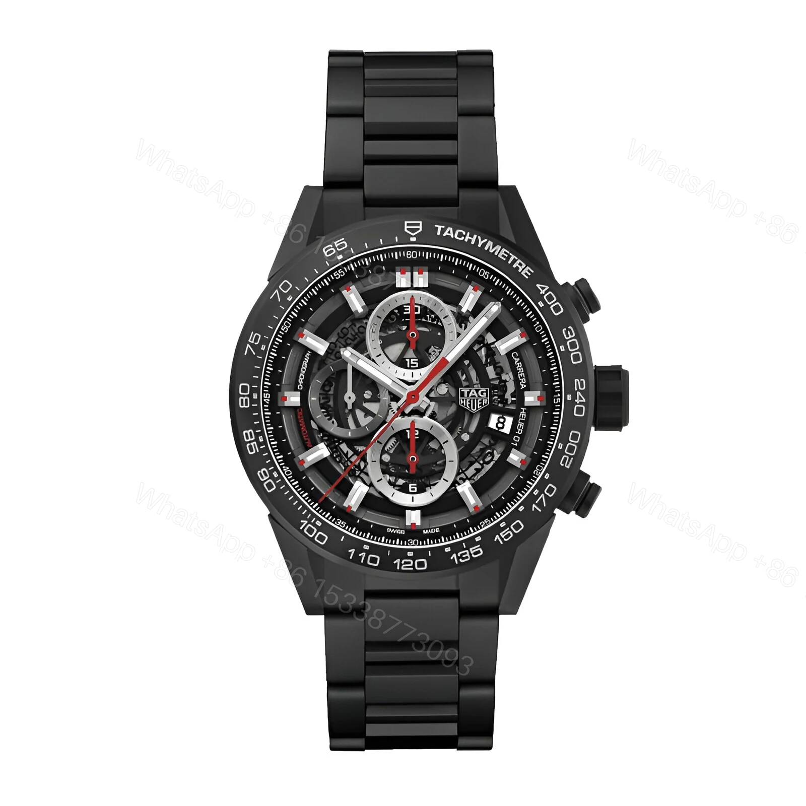 TAG Heuer Black Skeleton Replica — view 1