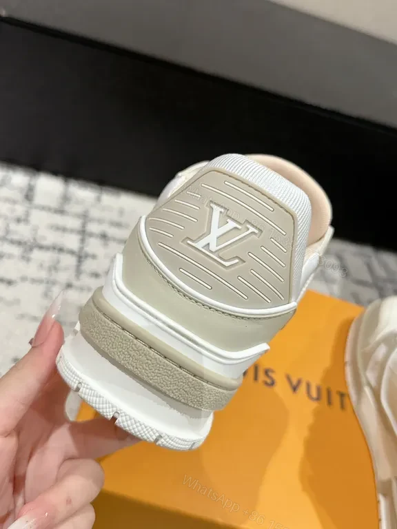 View 5 of Textured Luxury LV-Style Sneakers: Premium All-Day Comfort