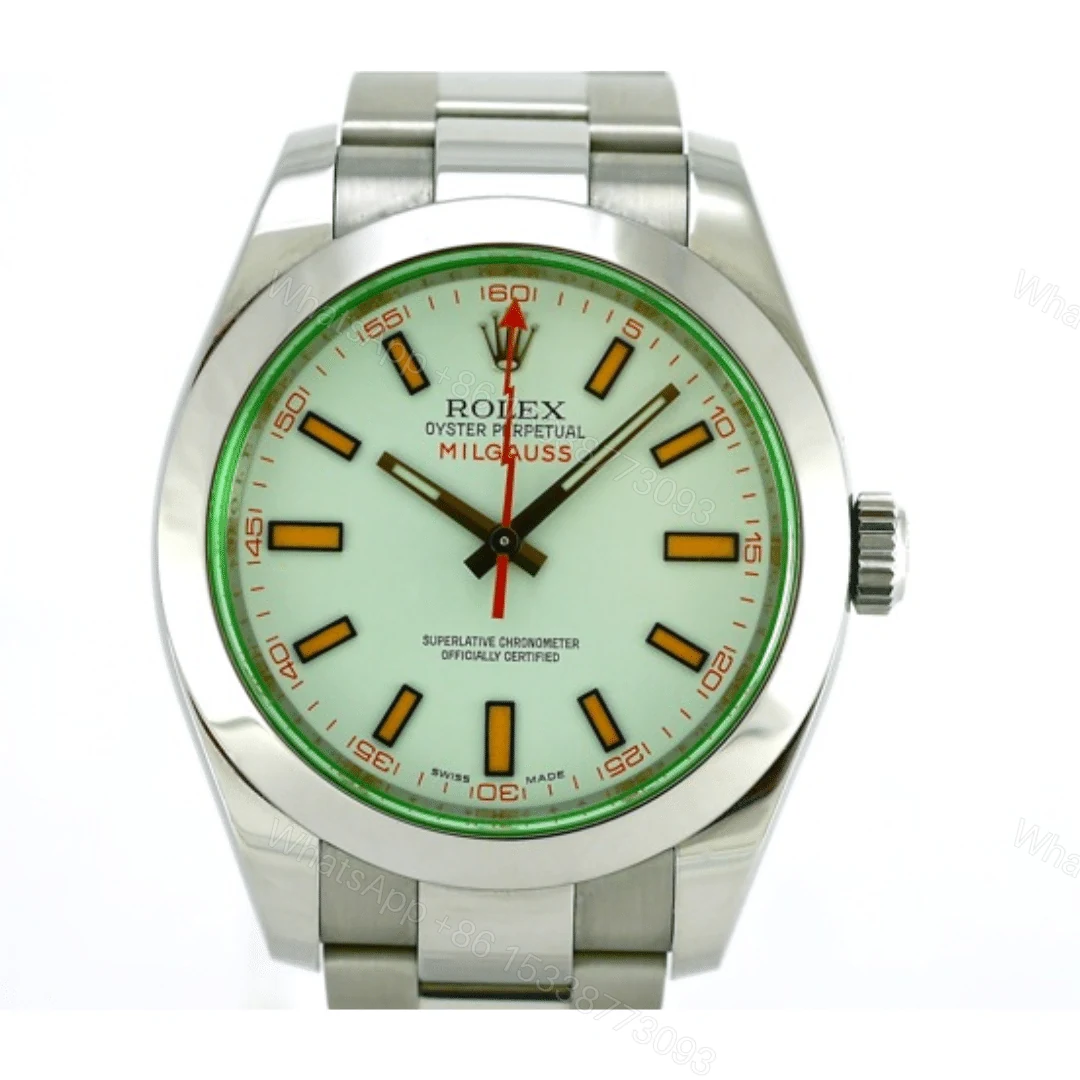 Rolex Milgauss White Dial Replica — view 1