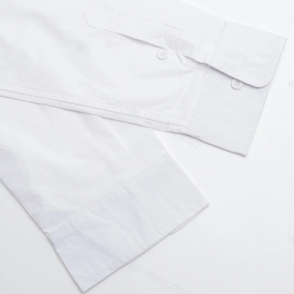 View 7 of 高仿Balenciaga*SS24系列725377歷代LOGO襯衫白色