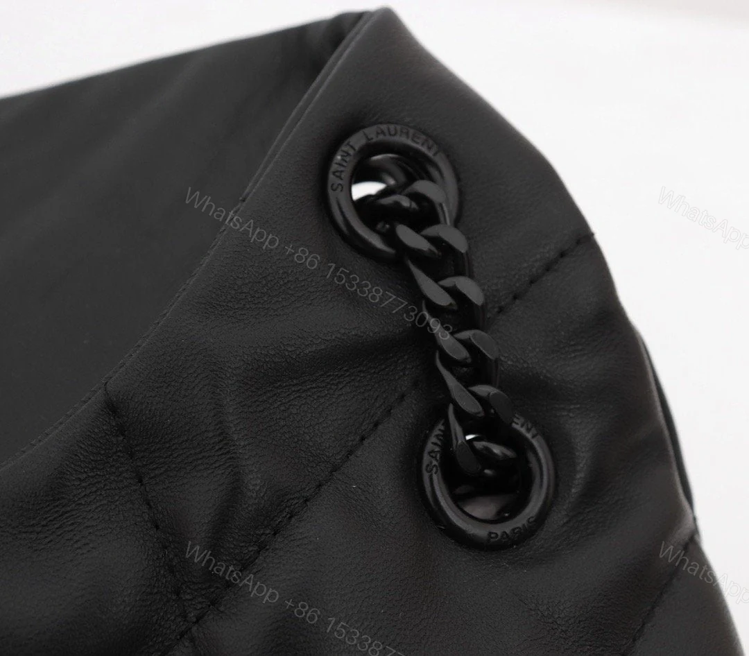 View 5 of Saint Laurent Medium Loulou Puffer Quilted Chain Bag