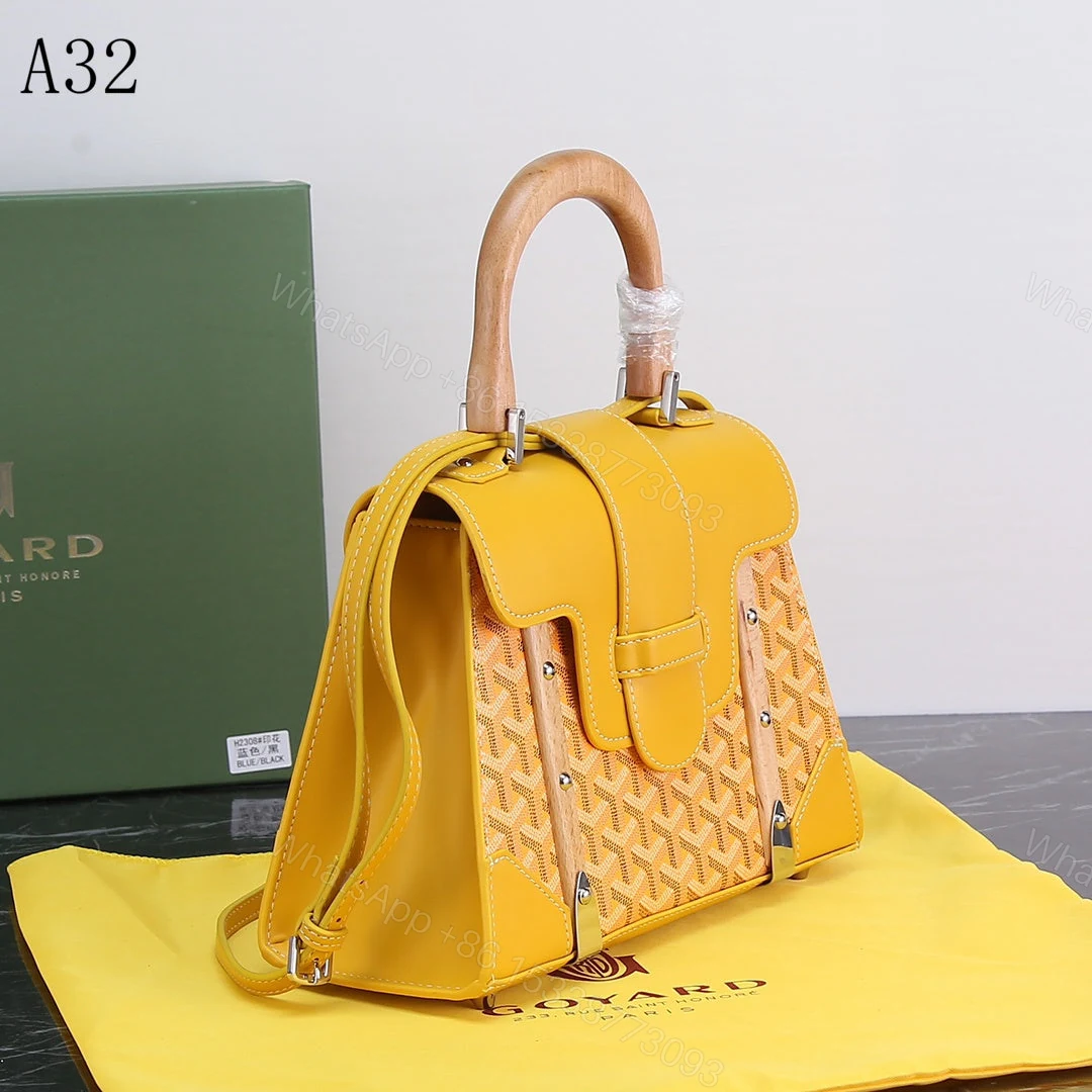 View 8 of GOYARD SAIGON PM BAG YELLOW 20CM