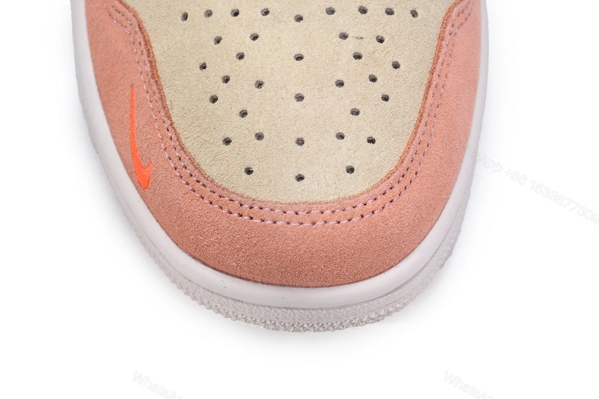 View 5 of Air Jordan 1 High Switch Apricot Powder CW6576-800