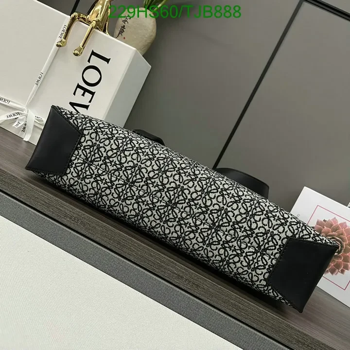 View 15 of Loewe Dark Grey Black Canvas and Cowhide Horizontal Tote IO955