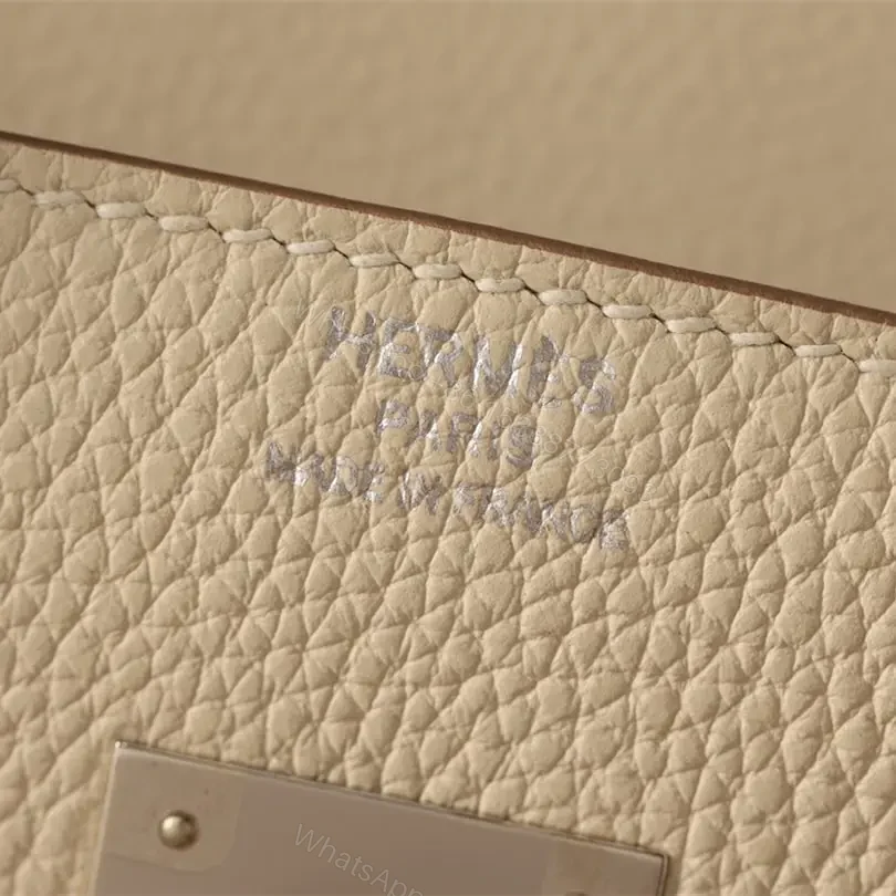 View 15 of 高仿Hermes*Birkin30奶昔白銀扣免檢版