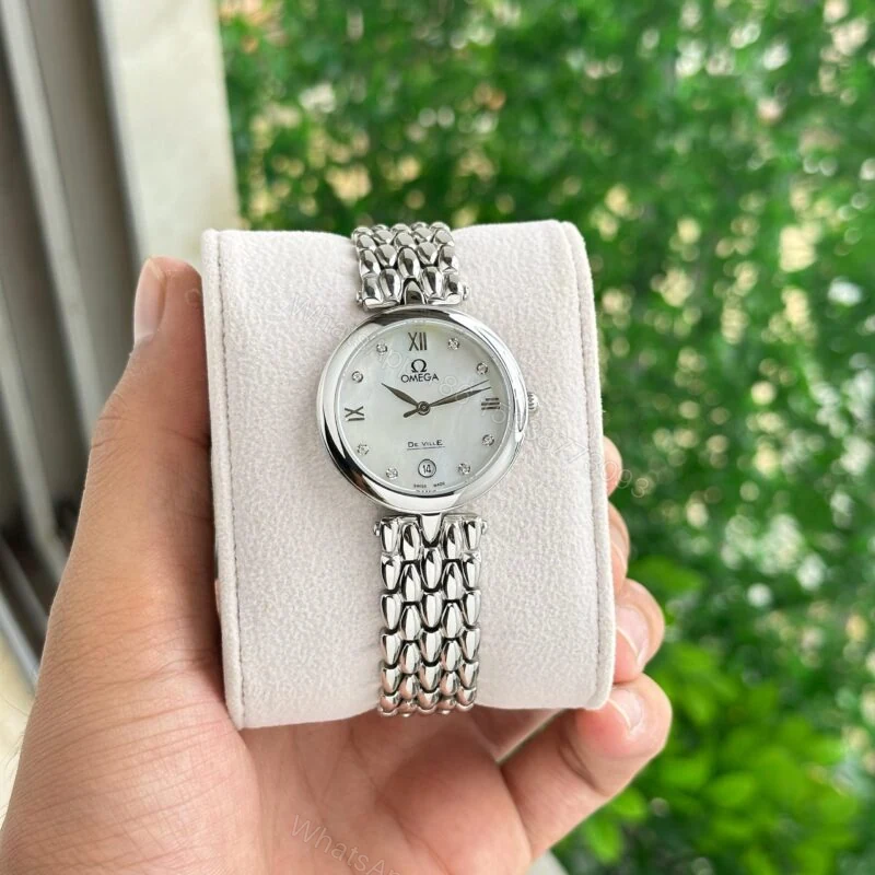 View 2 of Omega De Ville Prestige Dewdrop Mother of Pearl 34mm Quartz