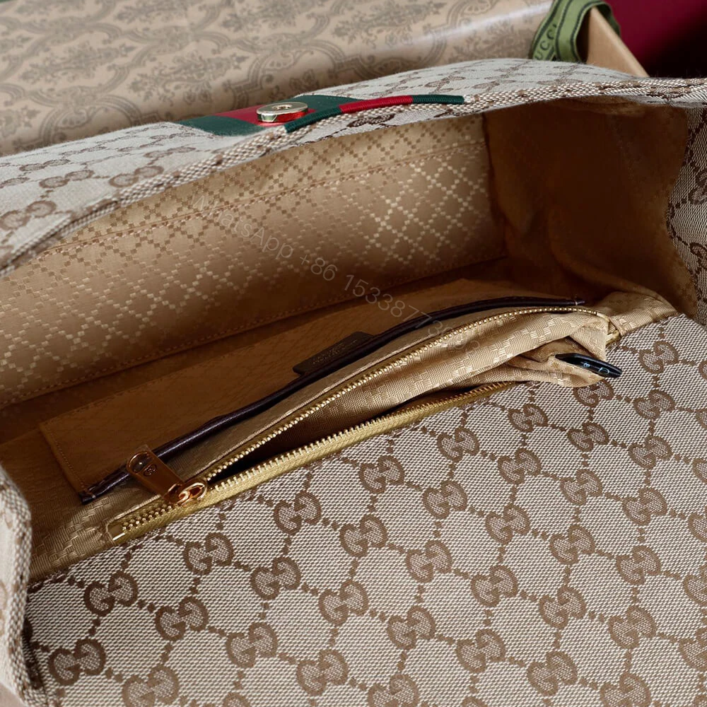 View 8 of Gucci Paparazzo medium top handle bag(HIGH-END GRADE)