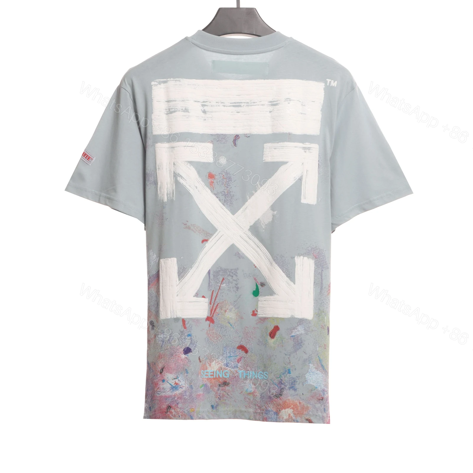 View 4 of Off-White Fireworks T-Shirt Grey