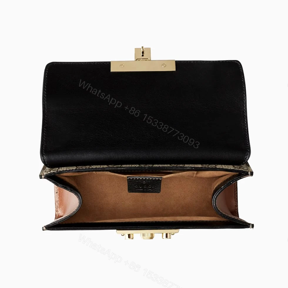 View 6 of FIRST COPY Gucci padlock shoulder bag