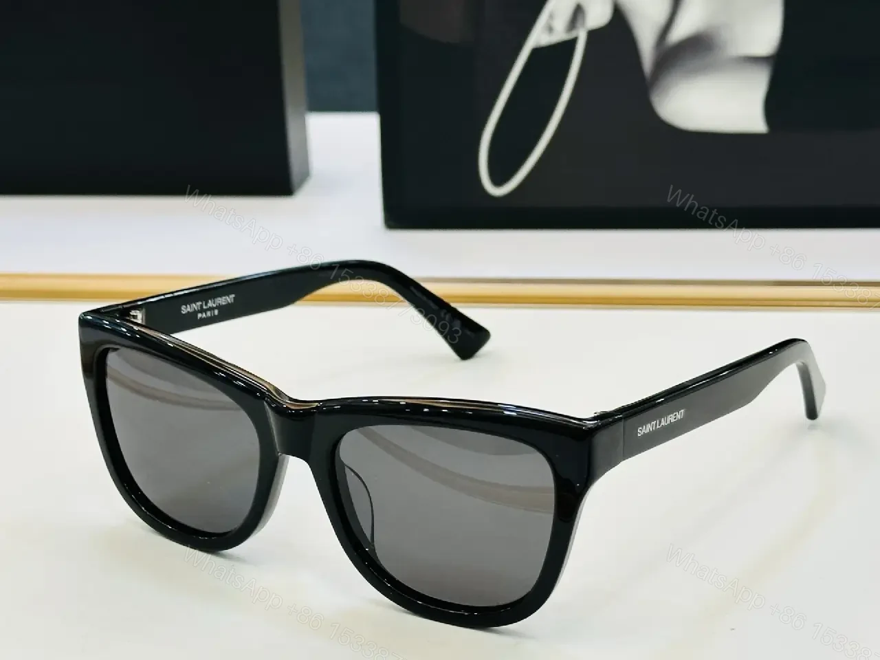 Bold Black Acetate Sunglasses: Refined Everyday Luxury — view 1