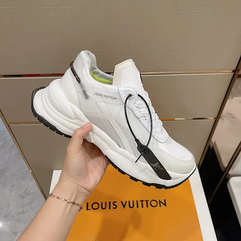 Louis Vuitton White Leather Runner: Luxe Everyday Sneaker — view 1