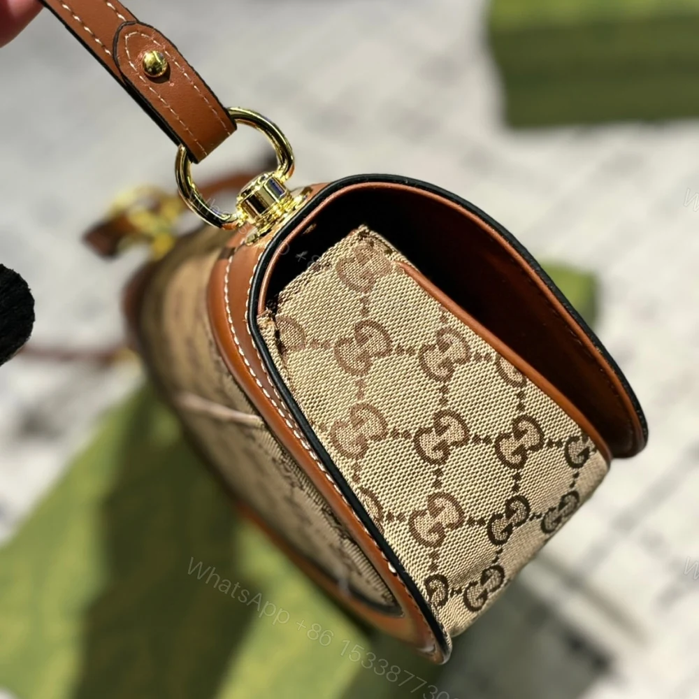 View 3 of Gucci Blondie Mini Shoulder Bag Beige And Brown 22Cm 815700 HAAKG 9755