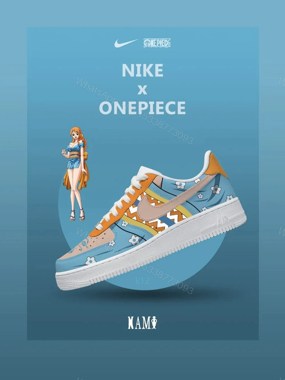 Cat Burglar Nami V.3 Custom Air Force 1 — view 1