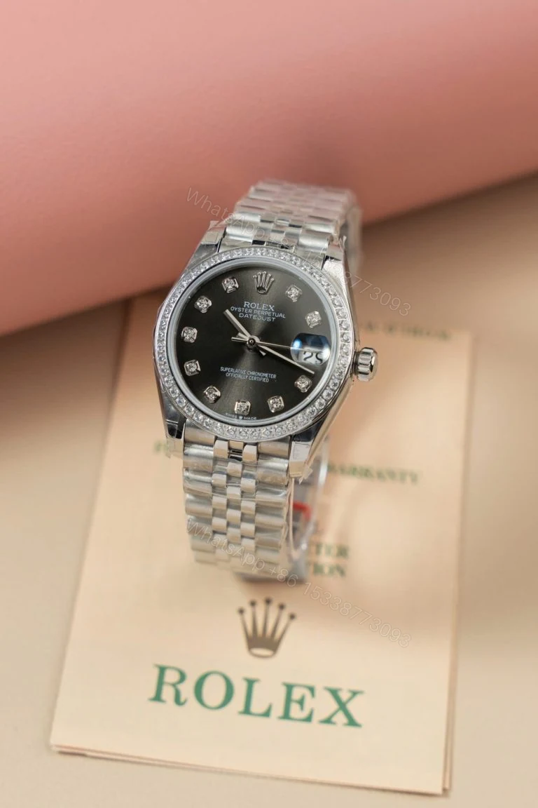 Datejust Lady 31mm Super Clone Gray Dial Jubilee Bracelet — view 1