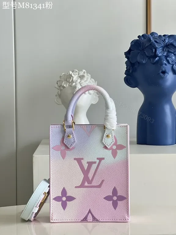 Pastel Gradient Mini Handbag: Luxe LV-Style, Compact Chic — view 1