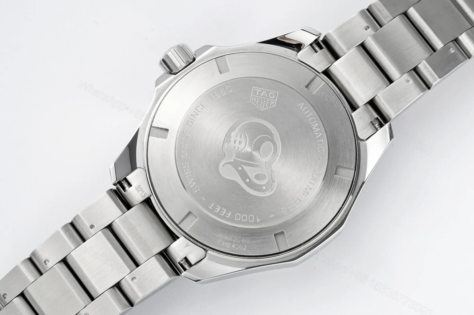 View 3 of Tag Heuer Super Series Watch – Black Dial, Stainless Steel, Casual and Formal Style, 100m Waterproof