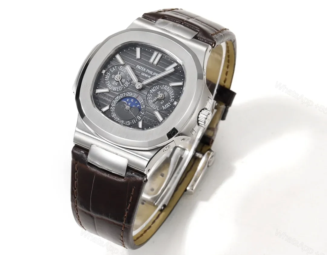 View 3 of Patek Philippe Nautilus Grey Perpetual Watch
