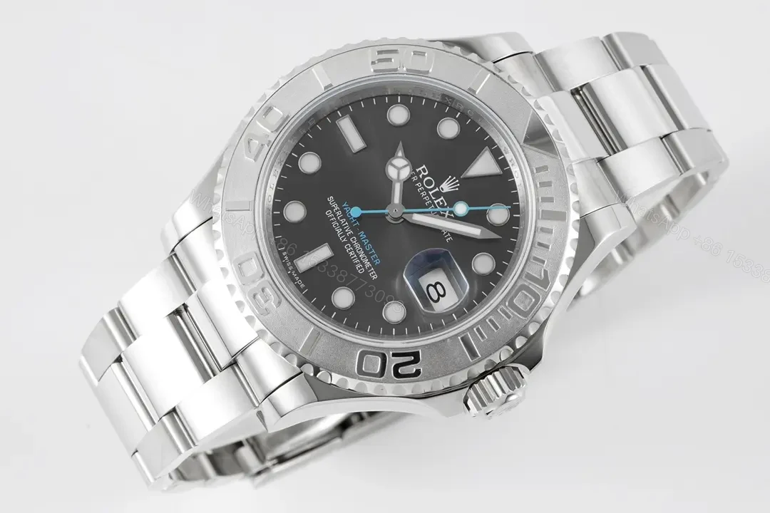 View 4 of OW Factory Clean Factory Rolex Yacht-Master 40mm Black Dial Stainless Steel