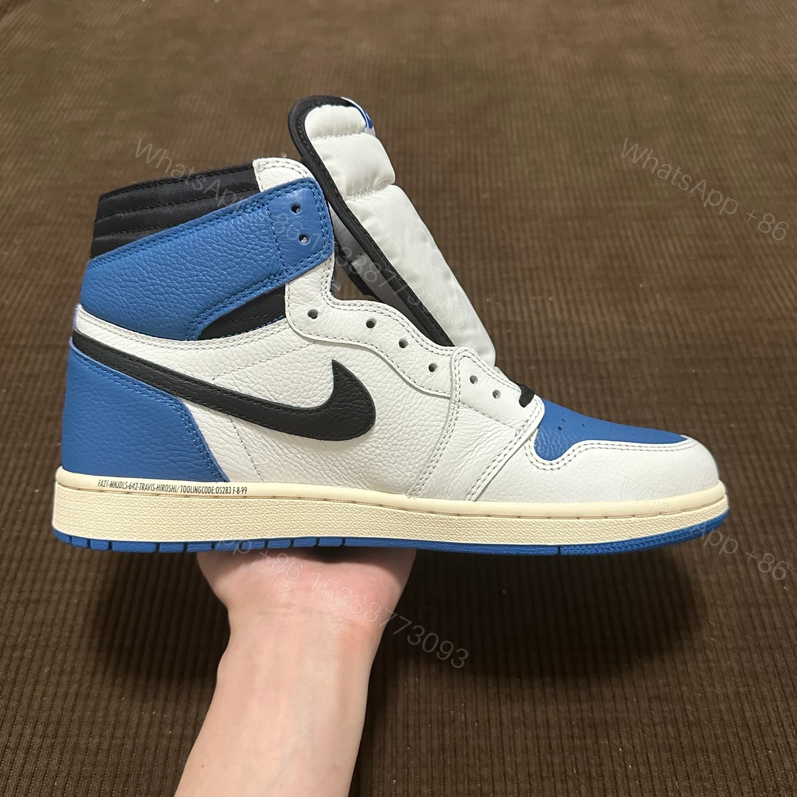 View 6 of Jordan 1 Retro High OG SP Fragment x Travis Scott