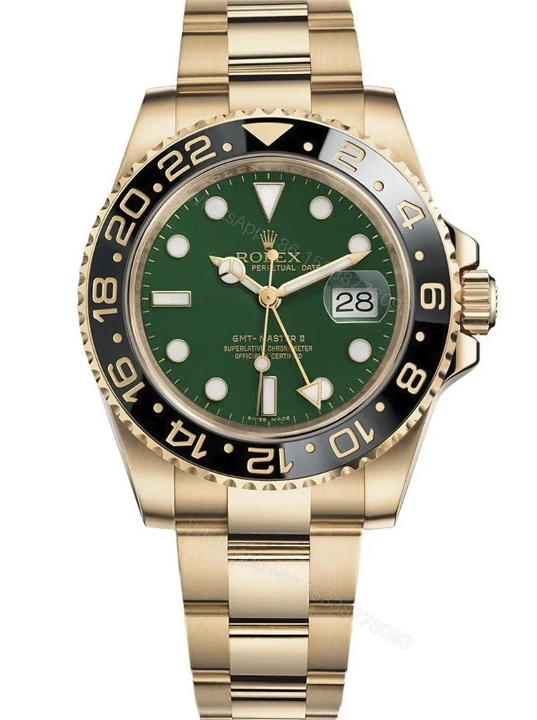 Superclone Rolex GMT-Master II Green Dial 116718LN — view 1