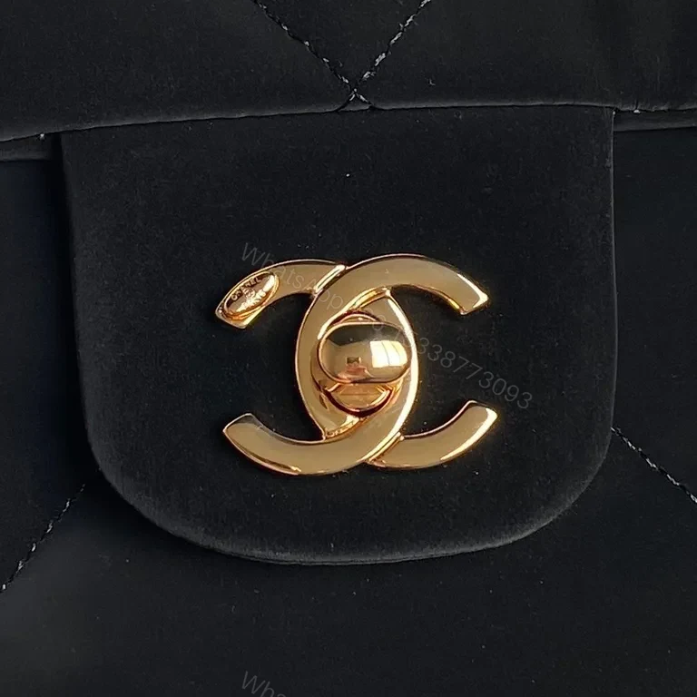 View 6 of Chic Quilted Crossbody Bag with Gold CC Flap - Luxe Everyday