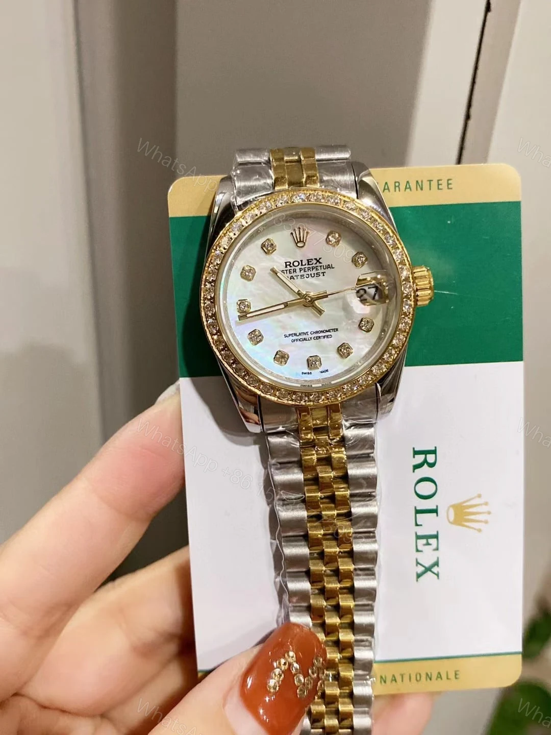 View 3 of Rolex Lady Datejust Demi White 31Mm