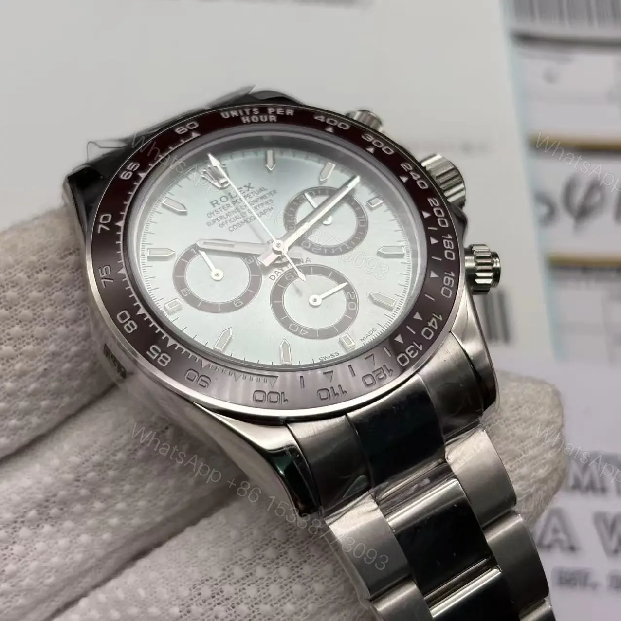 View 10 of Rolex Cosmograph Daytona | New Transparent Case Back Super Clone Replica