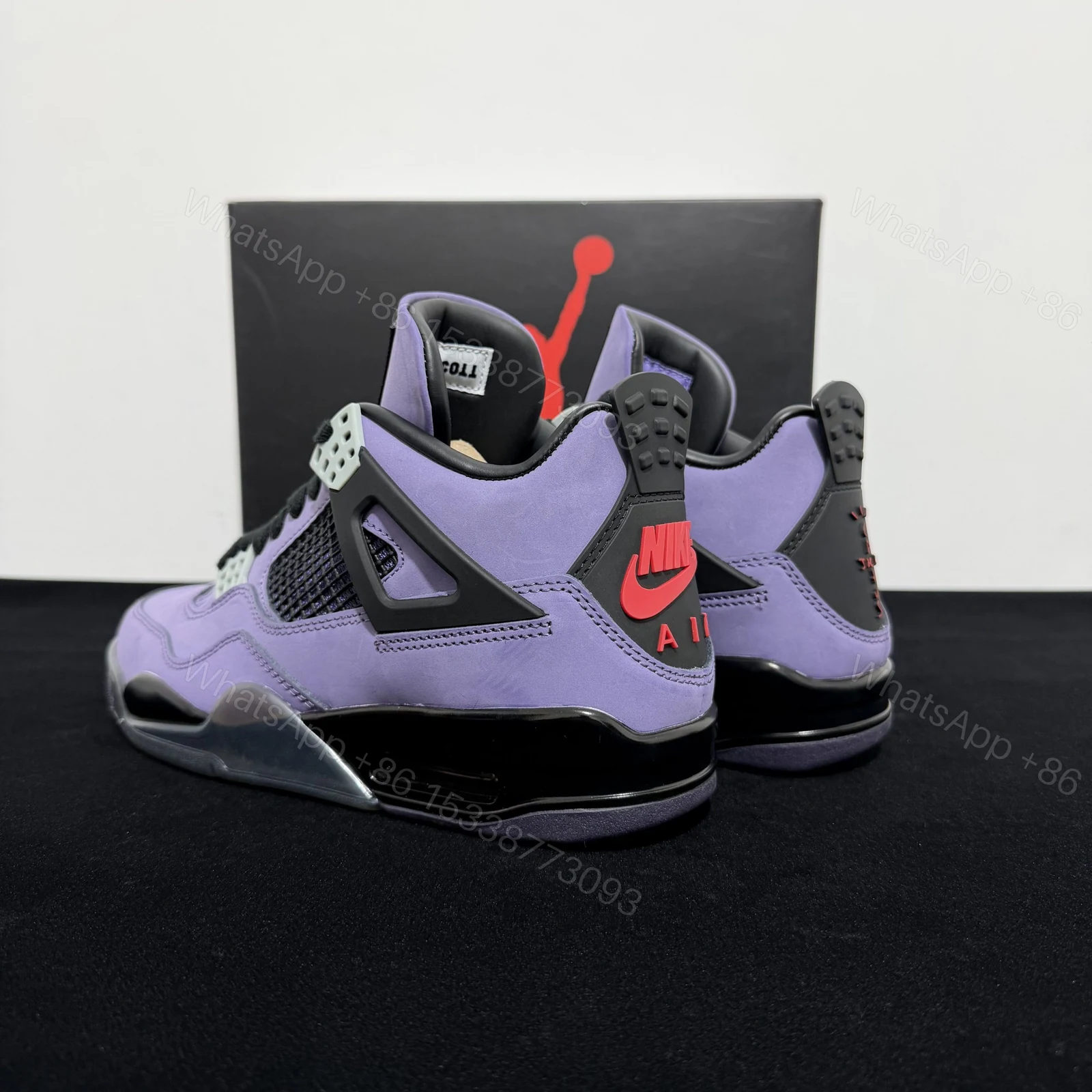 View 5 of Jordan 4 Travis Scott Purple Reps