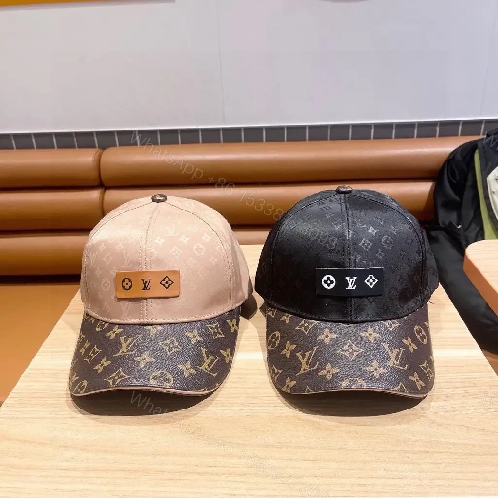 View 9 of Beige Monogram Pattern Cap with Pink Panel, Six-Panel, Leather Patch, Adjustable Back, Luxury Everyday