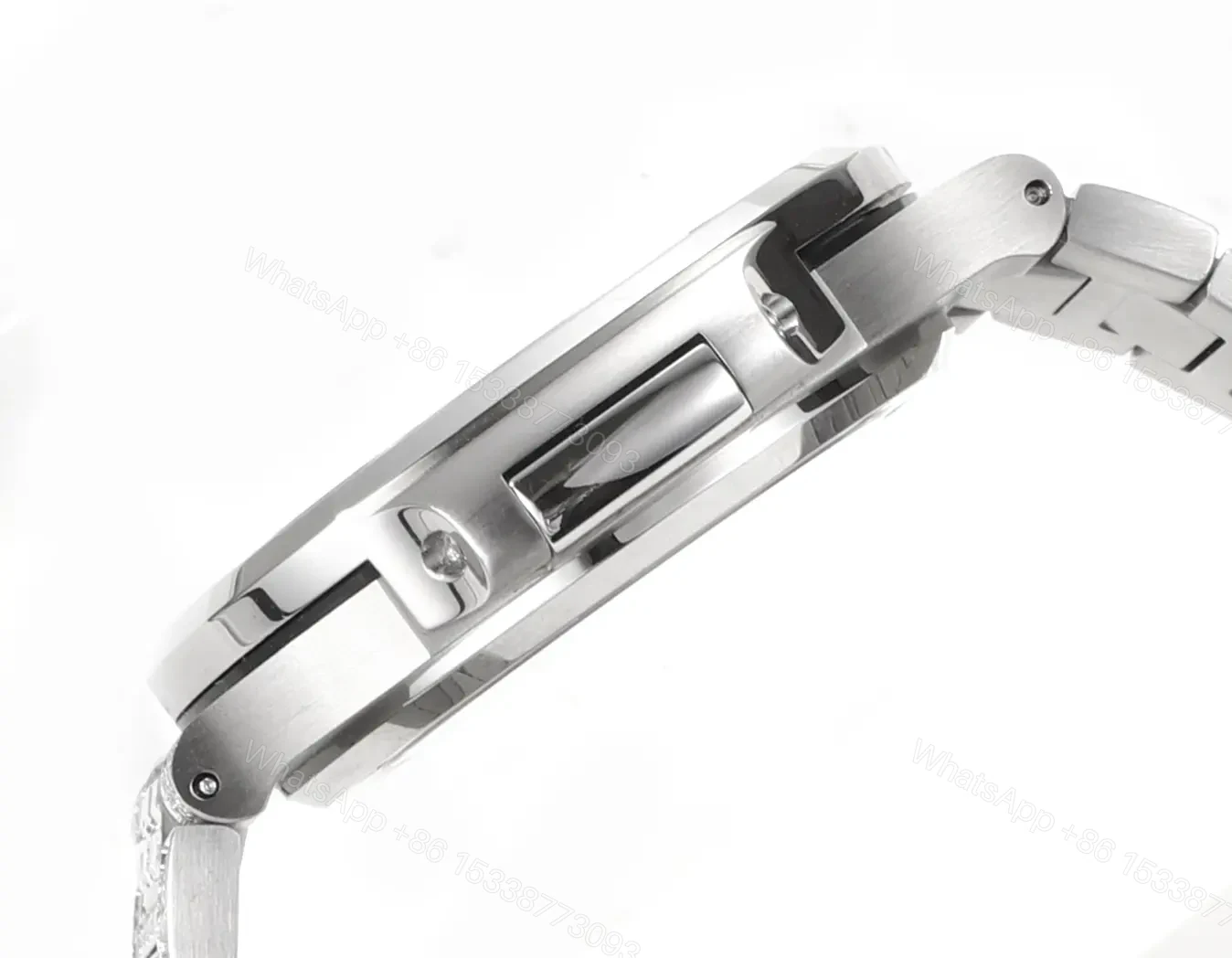View 7 of Patek Philippe White Gold Ruby Nautilus Watch