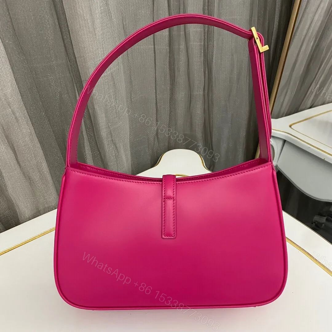 View 3 of Saint Laurent le 5 a 7 mini hobo bag – Pink