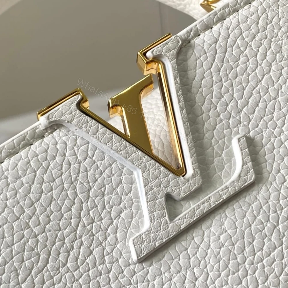 View 6 of Louis Vuitton Capucines Mini White 21Cm M23718