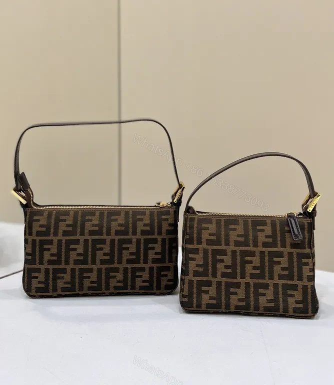 View 5 of Compact Luxury Fendi-Style Patterned Mini Bag