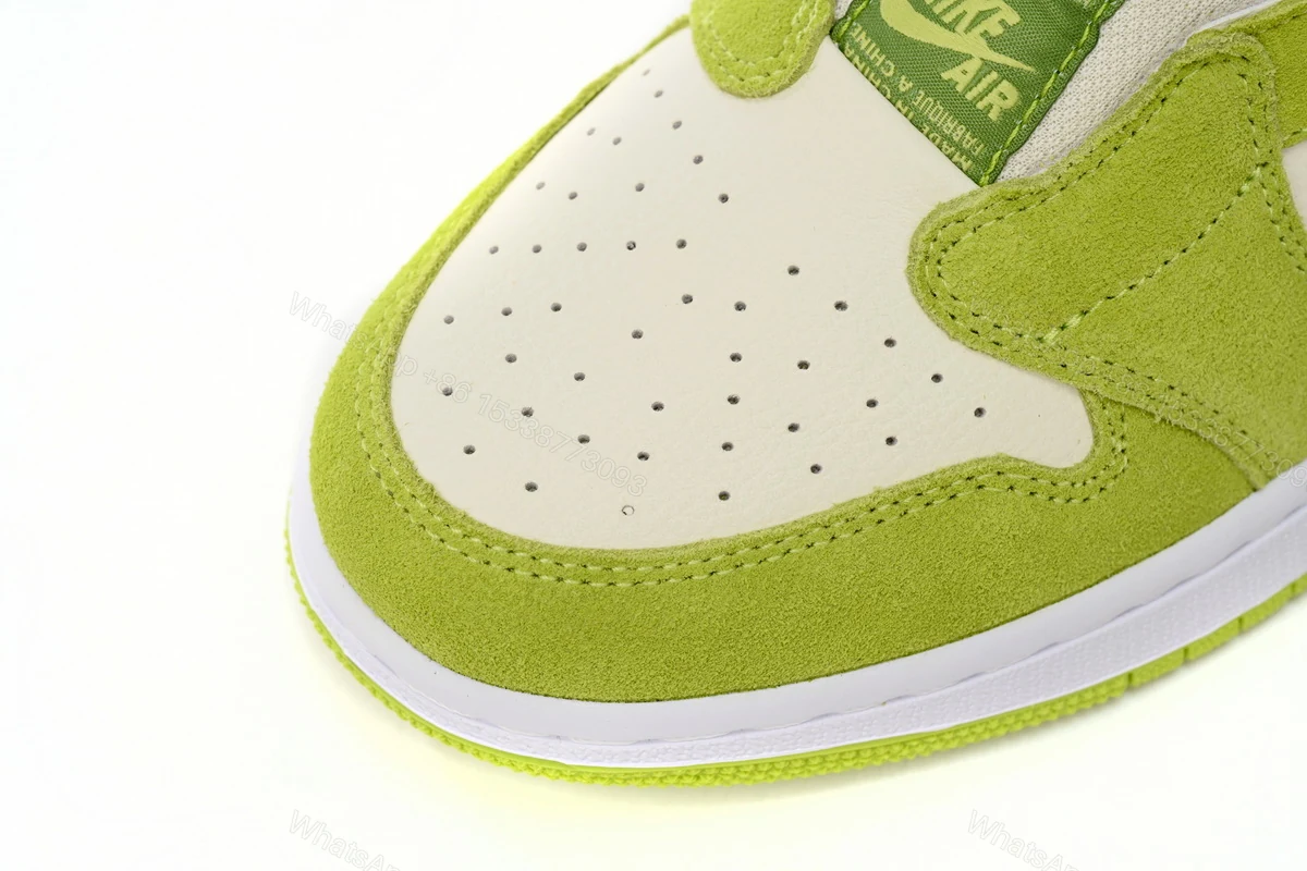 View 5 of Air Jordan 1 Low Green Apple AV3918-198