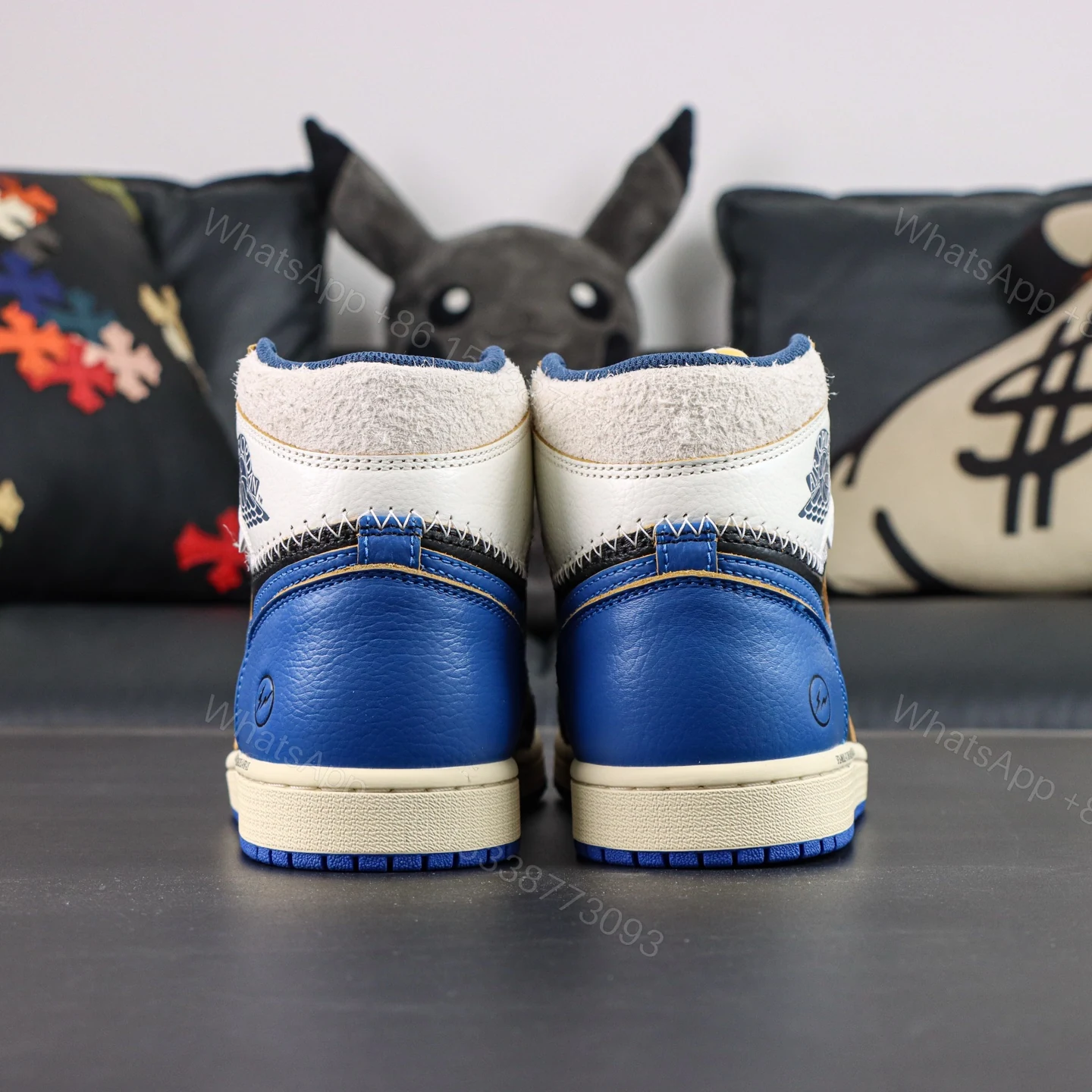 View 6 of Fragment Union Air Jordan 1 Sport Royal 2026 Reps